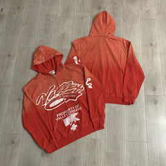 Vale Forever "Valley Dreams Property" Vintage Zip-Up Hoodie (Orange)